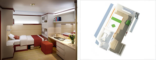 Inside Single Stateroom (SA)
