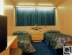 Two beds inside 