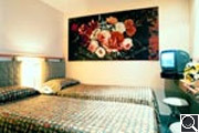 Two beds inside 