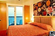 Two Beds Outside with Balcony 