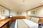 Two beds inside 