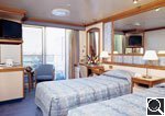 Outside two lower beds with private balcony 
