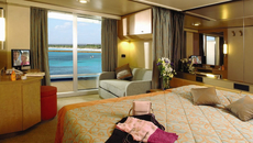 Outside Stateroom with balcony & bath/shower