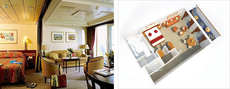 Suite with balcony and bath (AB) Suite with balcony and bath (AB)