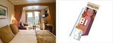 Deluxe Balcony Stateroom (DA) Deluxe Balcony Stateroom (DA)