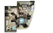 Deluxe Owner's Suite with Large Balcony(S2) Deluxe Owner's Suite with Large Balcony(S2)