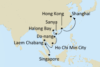 Singapore, Thailand, Vietnam China