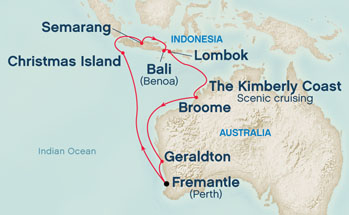 Indonesia - Roundtrip from Fremantle