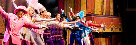 Flamboyant dancers on your first time cruise experience