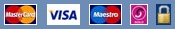 Accepted credit cards
