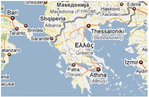 Map of Greece